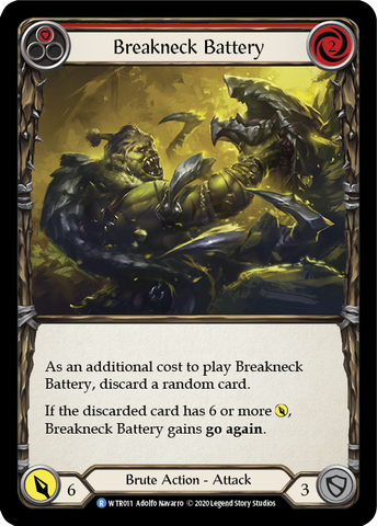 Breakneck Battery (Red) [U-WTR011] Unlimited Rainbow Foil